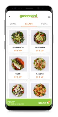 Greenspot Salad Company android App screenshot 0
